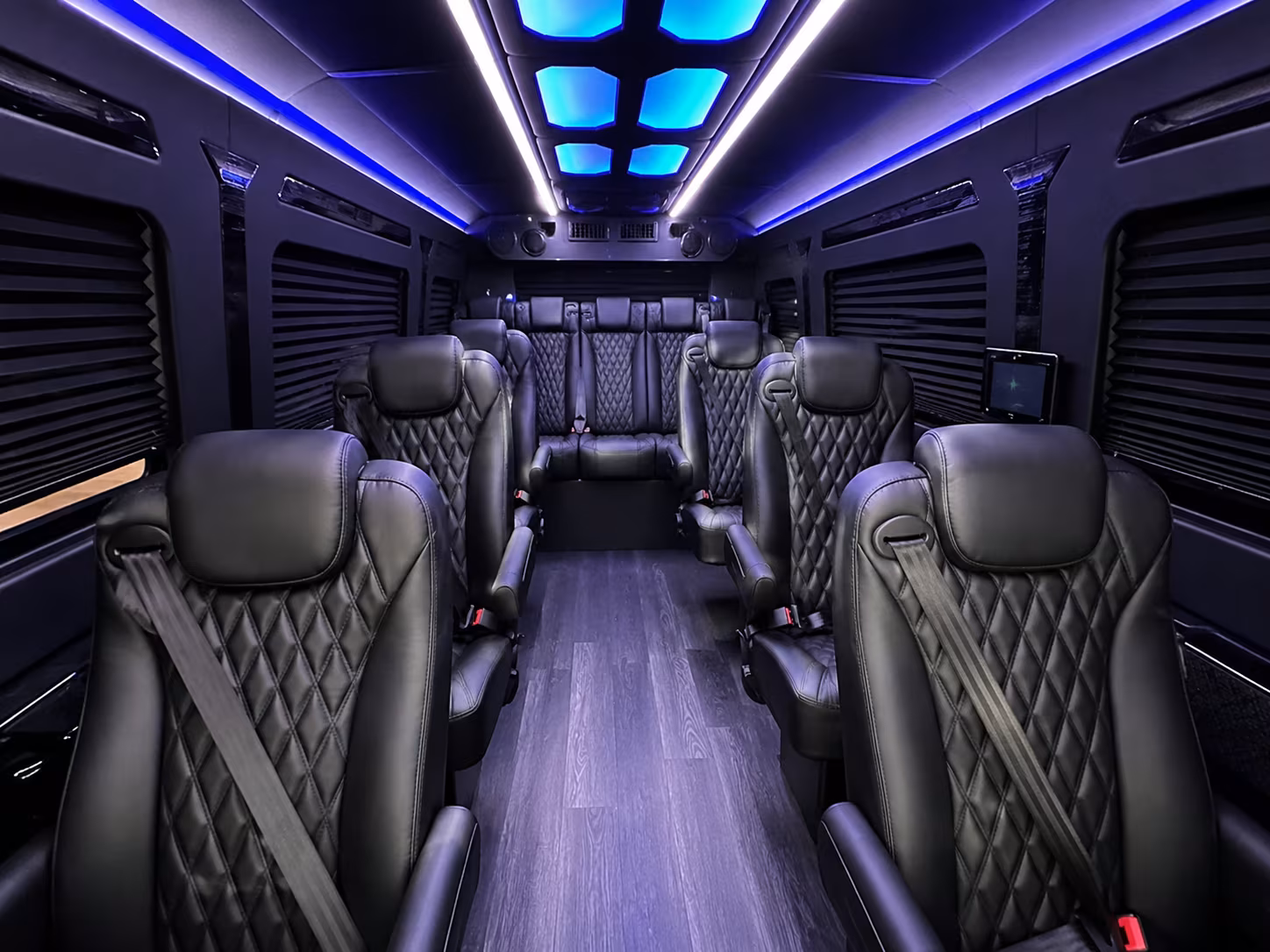 hotel block shuttle and multi venue guest sprinter van transportation for las cruces private events