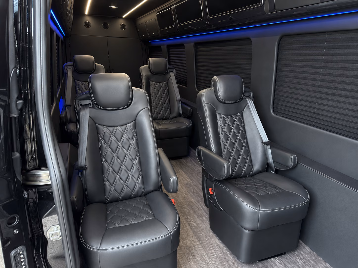 las cruces 18 passenger sprinter van inside