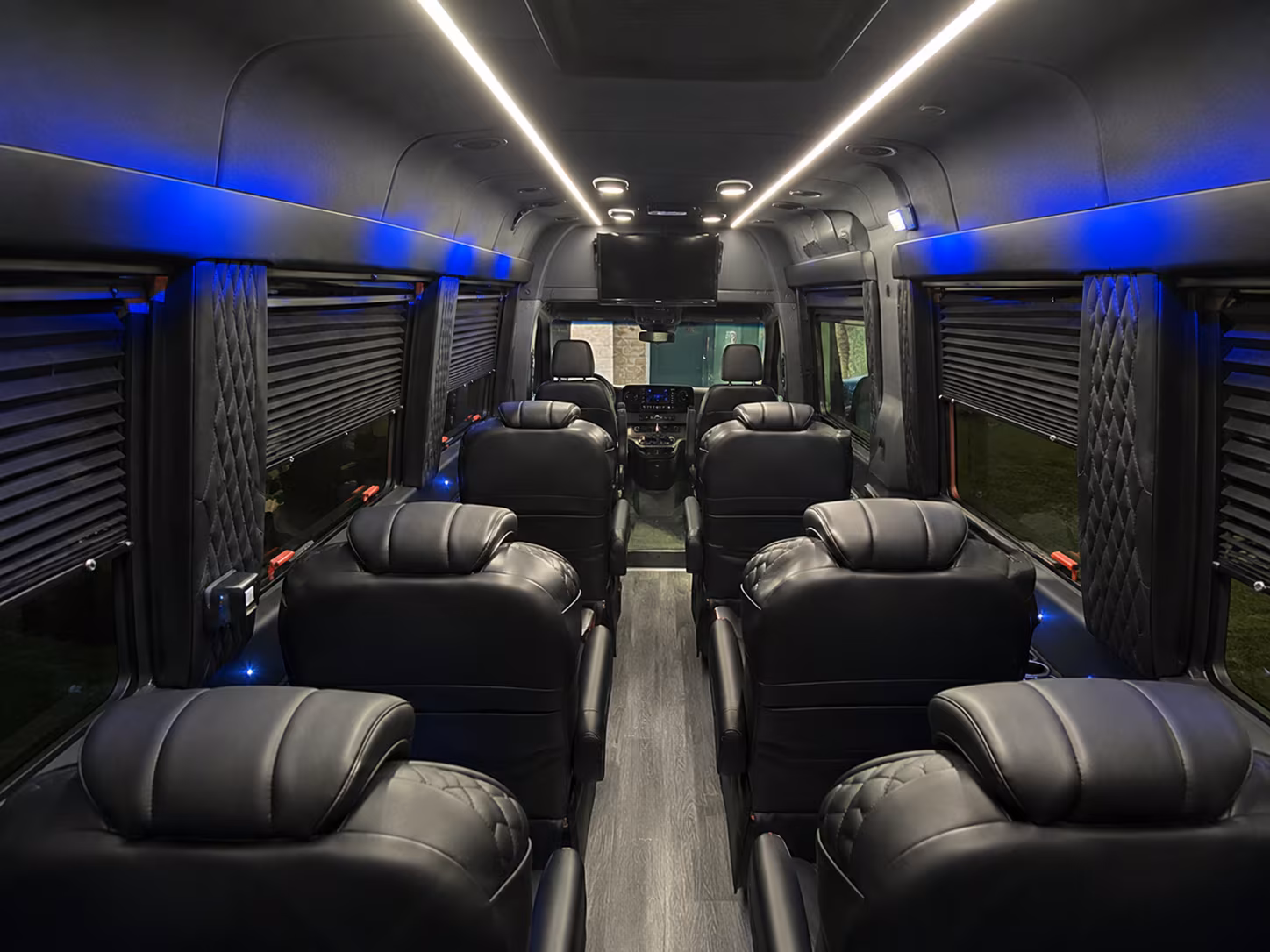 las cruces 20 passenger sprinter van inside