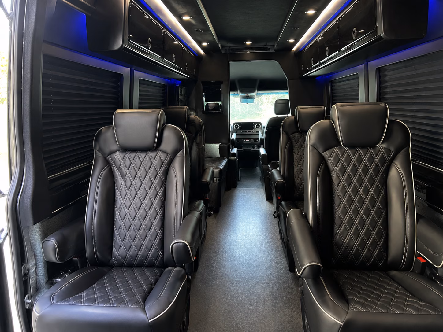 las cruces 8 passenger sprinter van interior
